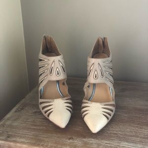 L.A.M.B Leather Stiletto sz 8.5